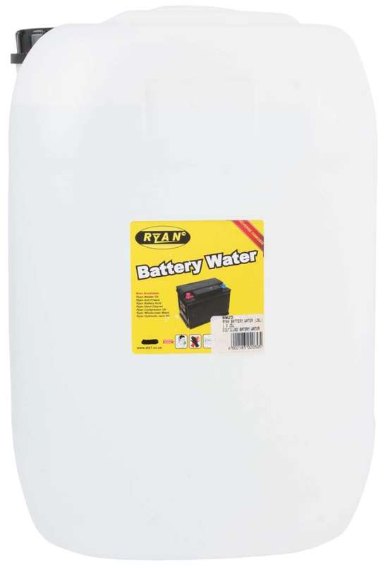 Ryan Battery Water - 25 Litre