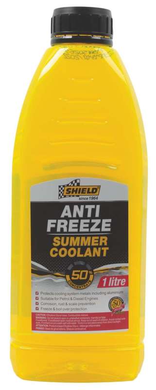 Shield Anti-Freeze and Summer Coolant - 1 Litre
