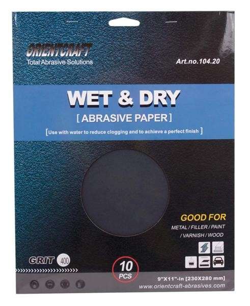 Water Paper  Grit Wp400(10)230X280mm Sheet
