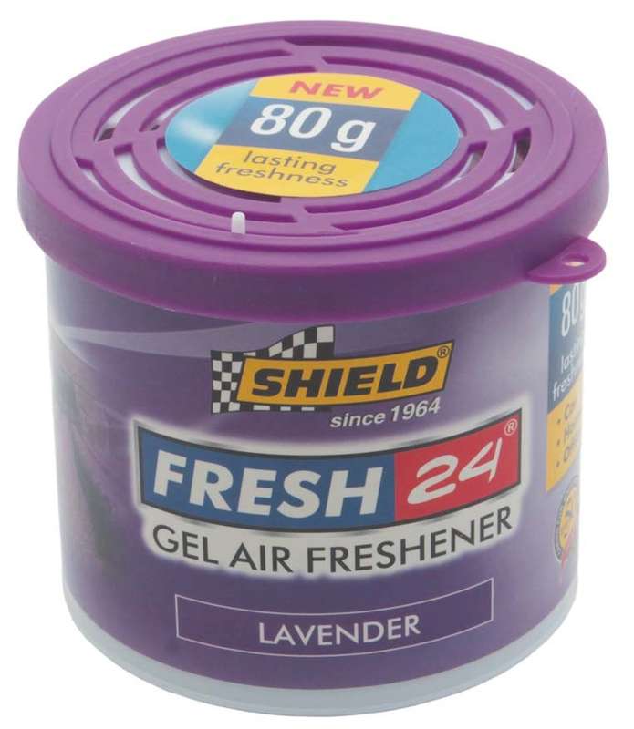 Shield Fresh 24 Gel Air Freshener -  80g - Lavender