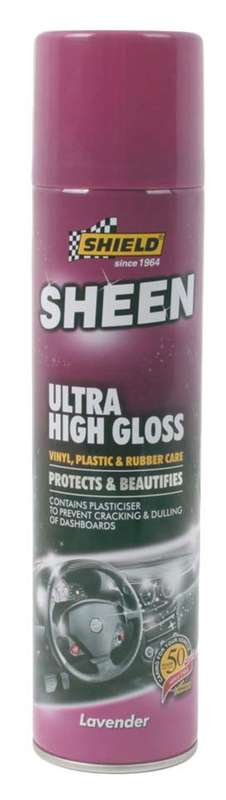 Shield Sheen Vinyl, Plastic and Rubber Care - Lavender - 400ml