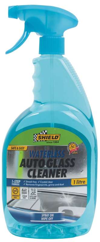 Shield Waterless Auto Glass Cleaner - 1 Litre
