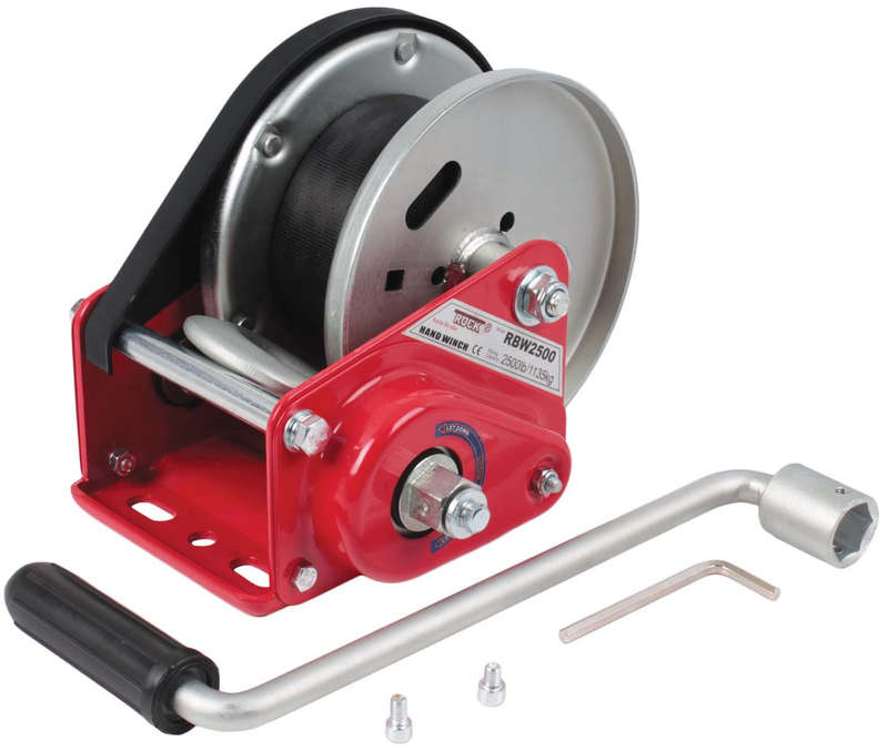 2500LB Hand Winch With Brake and Belt