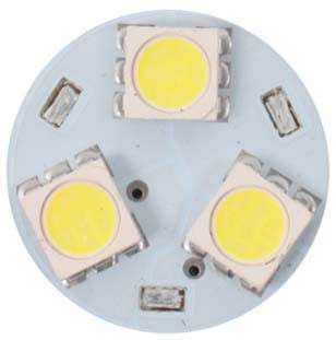 1073 Globe - LED - 13SMD CHIPS - 12V - WHITE
