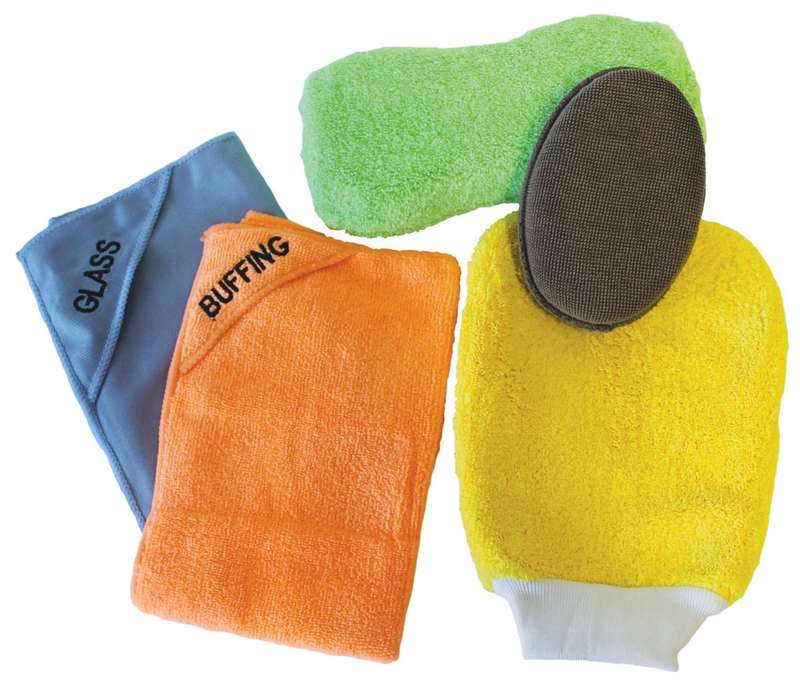 Shield Microfibre Cloth Car Care Kit - 5 Piece