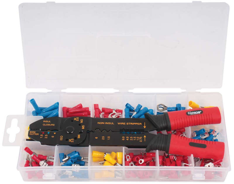 Crimping Tool / Wire Strpper with Connectors - 200mm