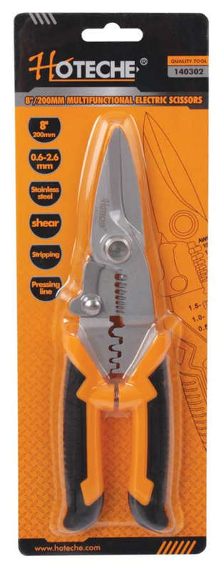 Multifunction Electricians Scisssors - 8 inch / 200mm