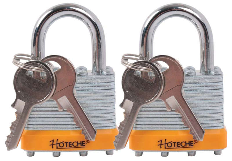Laminated Pad Lock Set - 40mm - 2 Piece