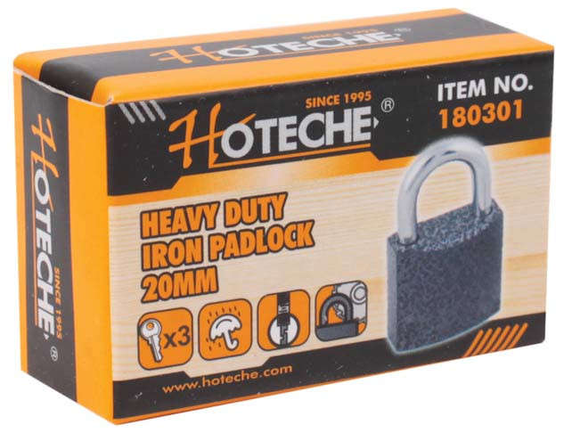 Iron Pad Lock - 20mm - 28.6g