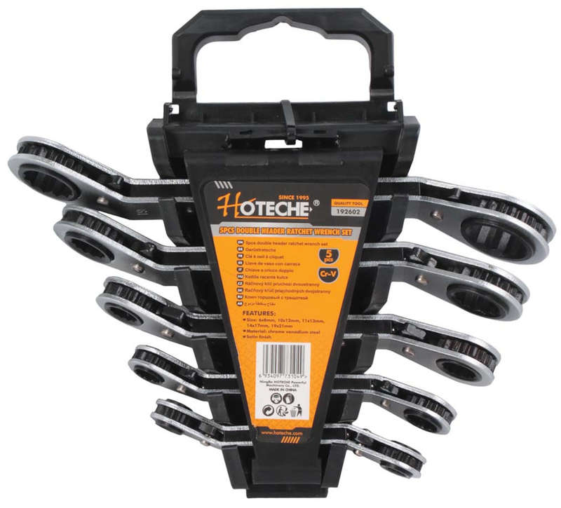 Ratchet Spanner Set - Offset - 5 Piece