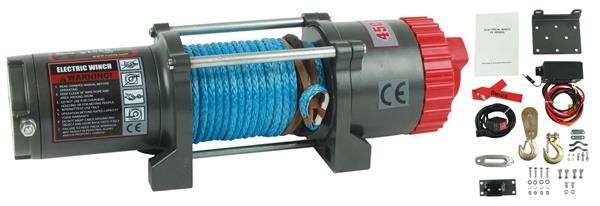Runva 12 Volt - 4500lb (2043kg) - With Synthetic Rope