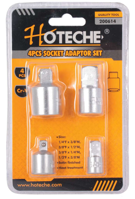 Universal Socket Joint Adaptor Set - 4 Piece