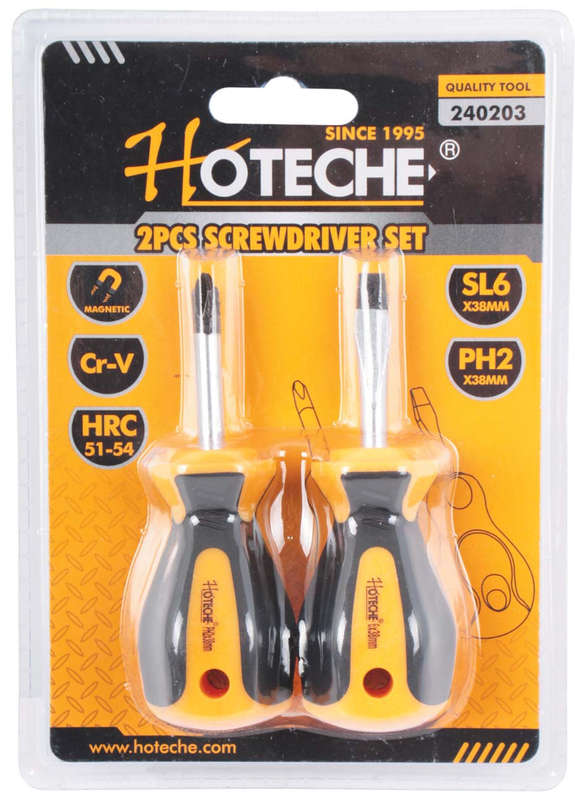 Screwdriver Set - 2 Piece -  Flat / Phillips