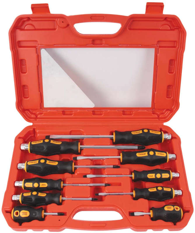 Screwdriver Set - 10 Piece - Hammer Head