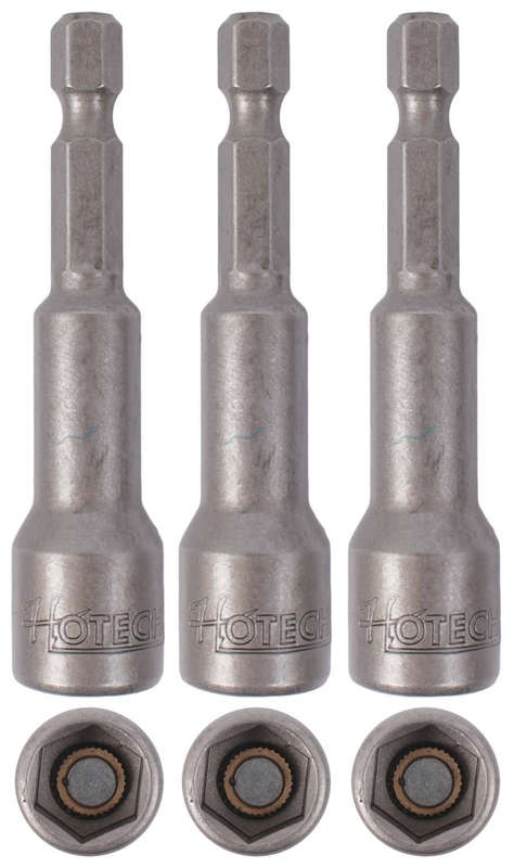 Nut Driver Set - Magnetic - 1/4" Drive x 65mm