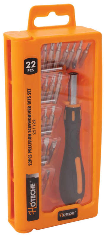 Precision Screwdriver Set with Bits - 22 Piece