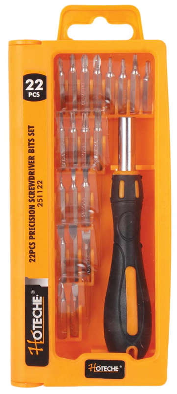 Precision Screwdriver Set with Bits - 22 Piece