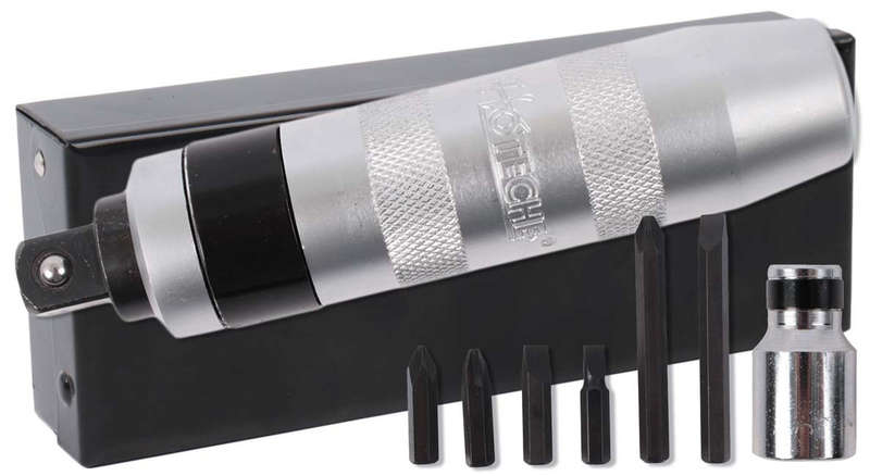 Impact Screwdriver With Bits - 7 Piece