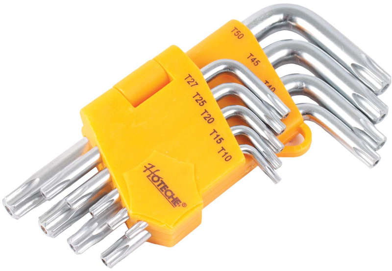 9 Piece Off Set Torx Key Set - Short