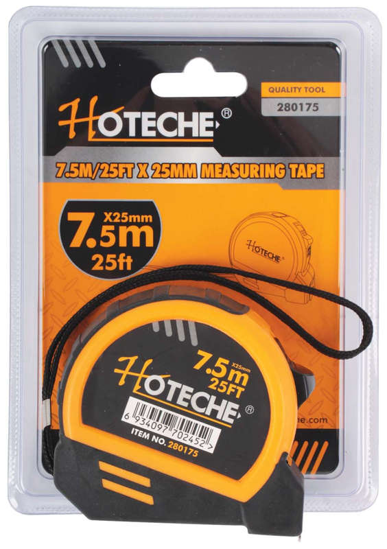 Hoteche 7.5m x 25mm Measuring Tape