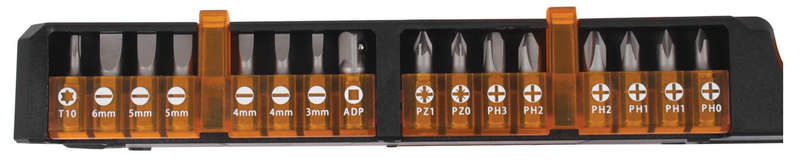 39 Piece Bit Set with Ratched Screwdriver