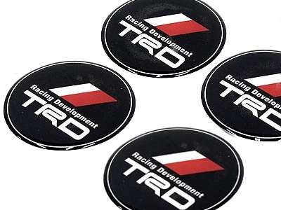 Toyota TRD wheel center cap sticker badges