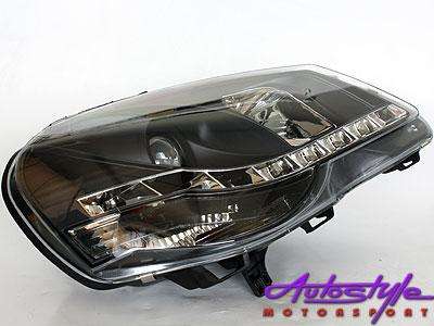 Vw Polo 05up DRL Smoke Headlamps