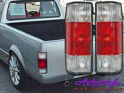 Caddy semi clear tailights