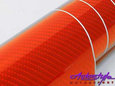 Carbon Fibre Red Exterior 75 X 100cm