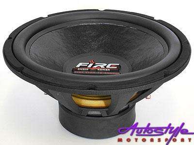 Fire 15" 3000 Watts DVC Subwoofer