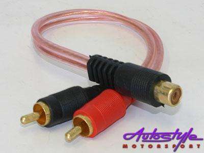 Car Audio RCA Splitters (2 into 1)