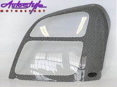 Isuzu '04-07 Carbon headlight Shields