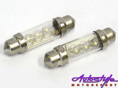 LED White Interior Light 41mm Pair