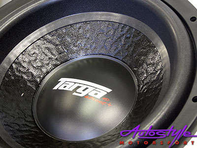 Targa 12" 4ohm DVC Subwoofer - 650rms x 2