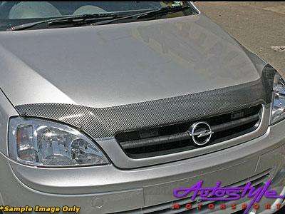 Hyundai I20 09+ Carbon Look Bonnet Guard