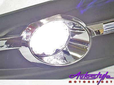 VW Polo Vivo LED Bumper Foglights with Surround