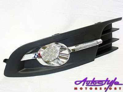 VW Polo Vivo LED Bumper Foglights with Surround