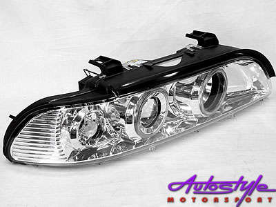 Suitable for S39 Angel Eye Chrome Headlights