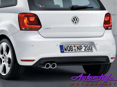 VW Polo 6R Gti Style Plastic Rear bumper set