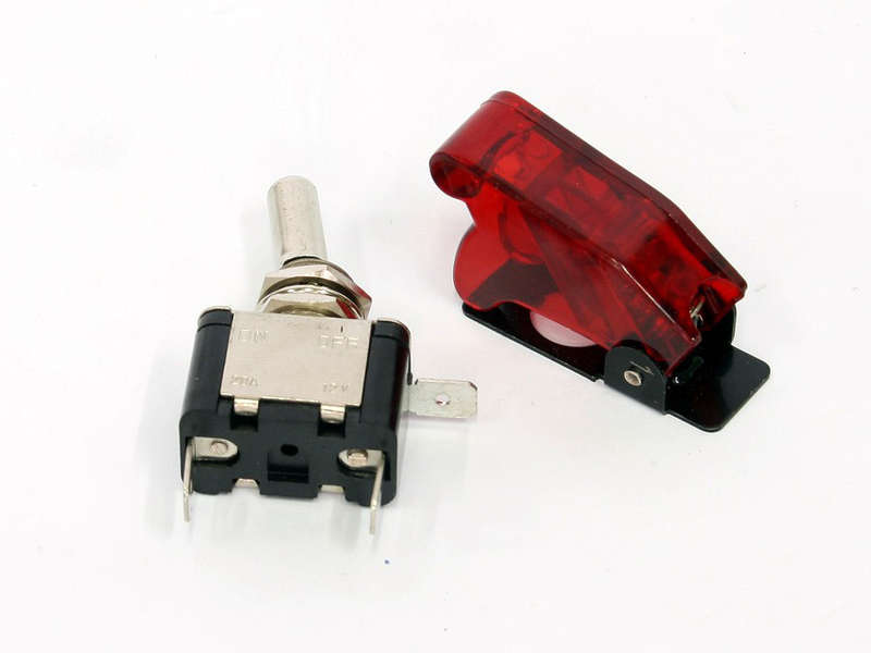 Universal Red Cover Toggle Switch
