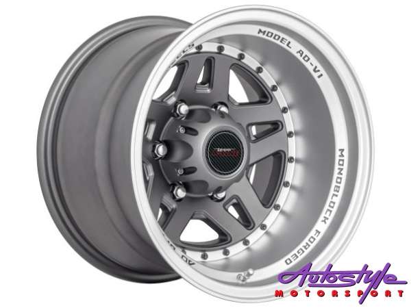 16" A-Line Explorer 6/139 Charcoal Grey Alloy Wheels