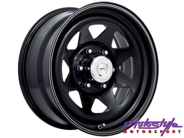 15" A-Line Spoke 6/139 STBK Alloy Wheels