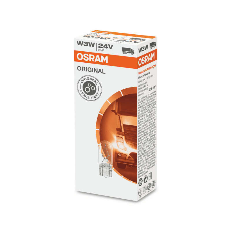 Truck 24V 3W W3W Bulb - Headlight, Indicator, Brake, Fog &amp; Interior - OSRAM 2841