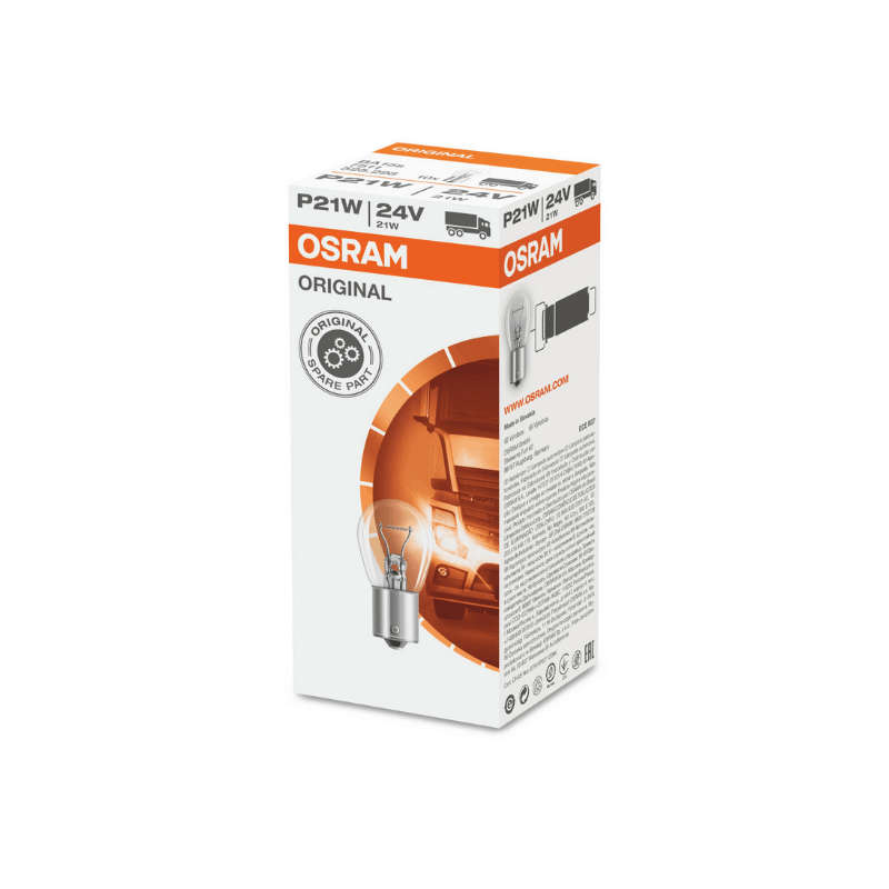 Truck 24V 21W P21W Bulb - Headlight &amp; Indicator - OSRAM 7511