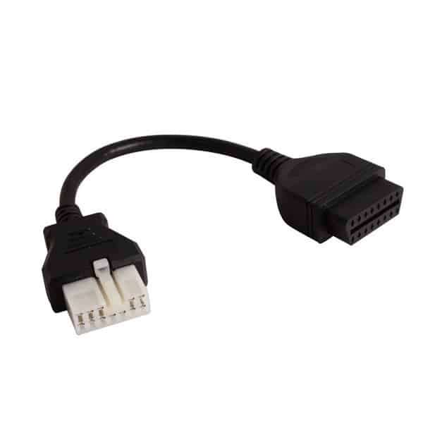 Mitsubishi 12pin To OBDII 16 Pin Connector