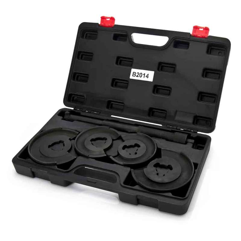 5 pcs Coil Spring Compressor Telescopic Repair Tool Kit (Mercedes Benz, VW, Toyota, Nissan, Ford ...
