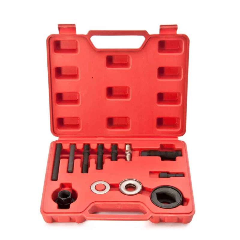 12 Pcs Alternator Power Steering Pump Pulley Puller & Installer Kit