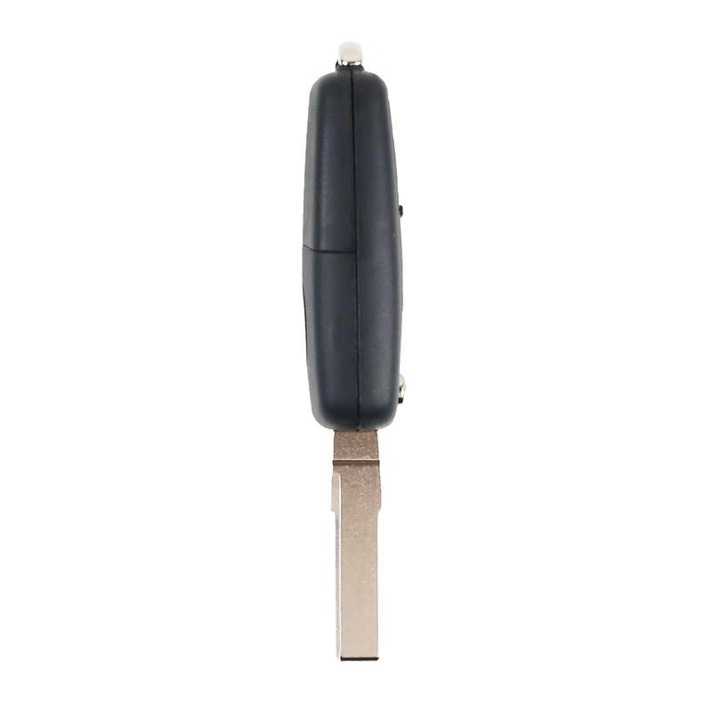 Volkswagen - Golf, Passat, Polo, Touran | Remote Key Case & Blade (2 Button, HU66 Blade, White Bu...