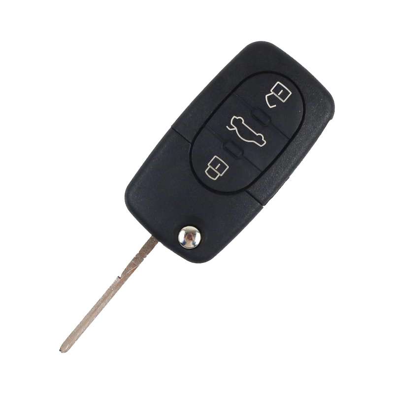 Volkswagen - Golf, Passat, Polo, Touran | Remote Key Case & Blade (3 Button, HU66 Blade, CR1616 B...