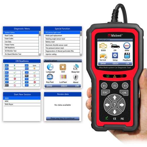 Vident iMax4313 Car Diagnostic Tool | Toyota, Lexus & Scion | Full System Diagnostic Scan Tool (S...